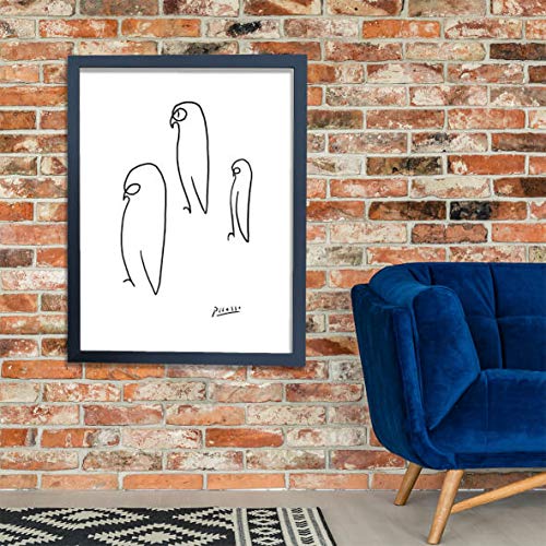 Affiche Pablo Picasso Oiseaux grand format encadrée pour décoration