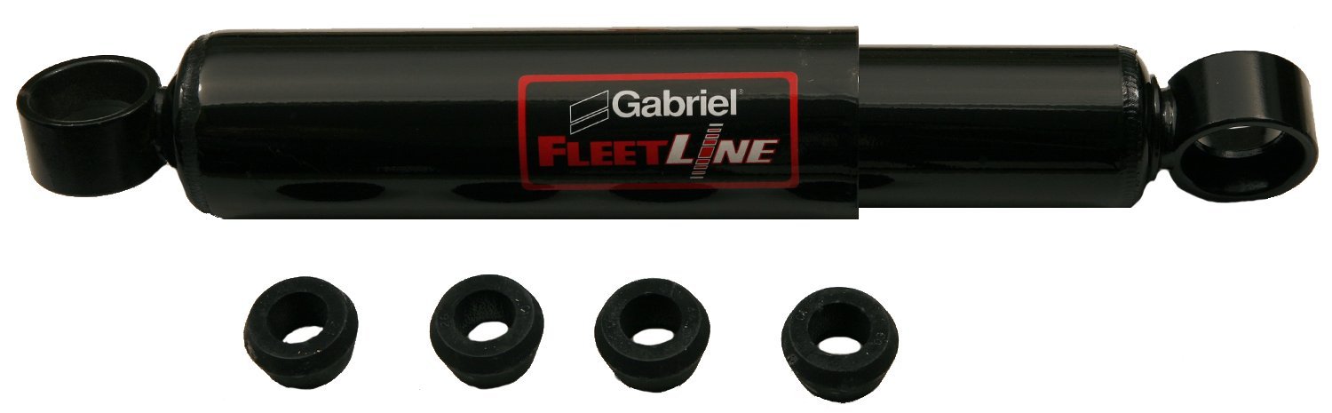 Gabriel 85704 FleetLine HD Truck Rear Shocks Fits Flxible Transit Bus; Grumman; Reyco; Ridewell Corp Truck Air-Rides; Tuthill Technologies; OEM# 1275813B000, 18166-01, 97-2210-00001