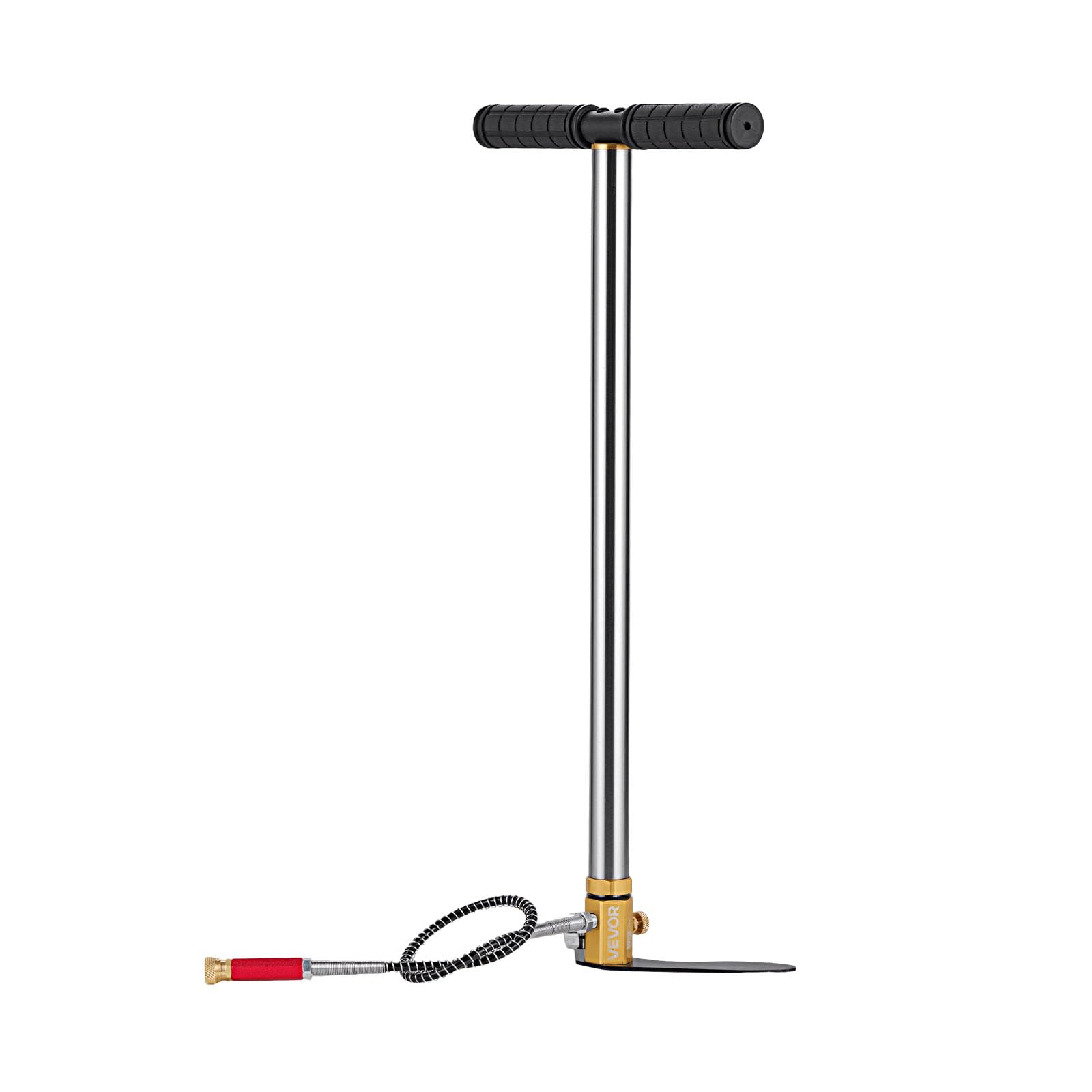 VEVOR PCP-Handpumpe 3-stufig, Hochdruckpumpe 25,82 MPa, Standpumpe mit Öl-Wasser-Filter, Manometer und Edelstahlgehäuse, für Luftgewehre, Paintball, Reifenbefüllung und Schlauchboote