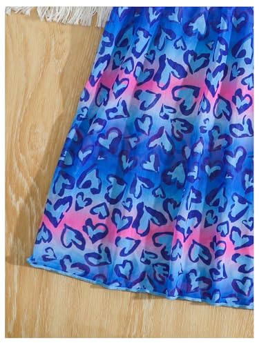 Image of SHENHE Girl's Swim Cover Up V Neck Sleeveless Hollow Out Beach Dress Coverup Beachwear