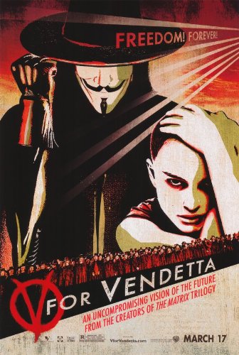 V for Vendetta Poster Movie E 11x17 Natalie Portman Hugo Weaving Sin?ad Cusack