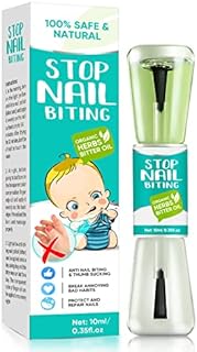 EFINITYER Nail-Biting-Treatment-for-Kids Anti-Bite-Nail-Polish-with-Bitter-Taste Effectively-Stop-Biting-Nails-and-Thumb-Sucking, Green, 1 Count (OLIN28711)