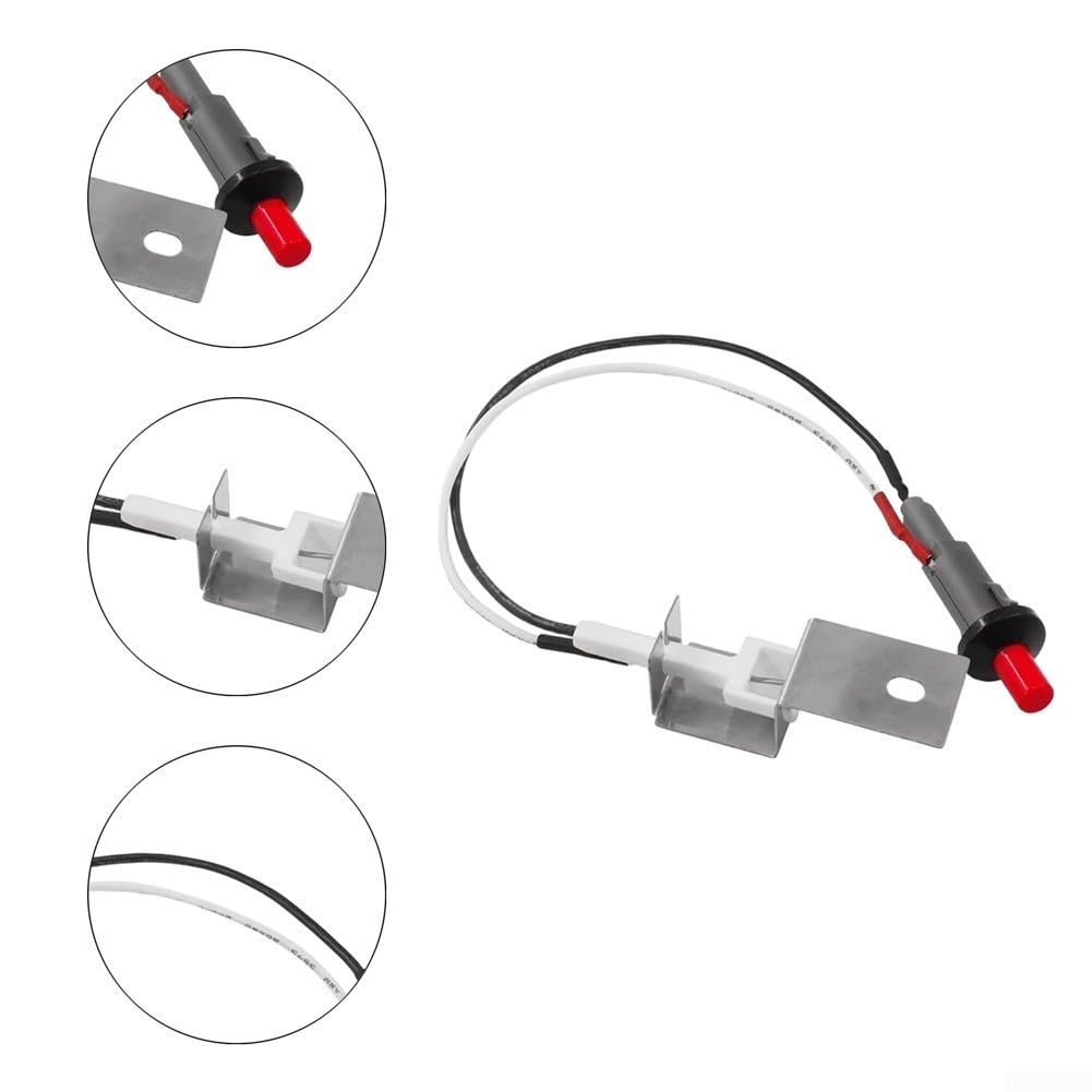Kit de Encendido Electrónico para Weber Q100 Q200 Repuesto Botón Pulsador Barbacoa Gas 13x9cm