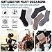 EBMORE Wool Socks for Women Hiking Thermal Warm Winter Thick Boot Cozy Crew Comfy Work Socks for Ladies Stocking Stuffers Gift 5 Pairs(Light Color E)