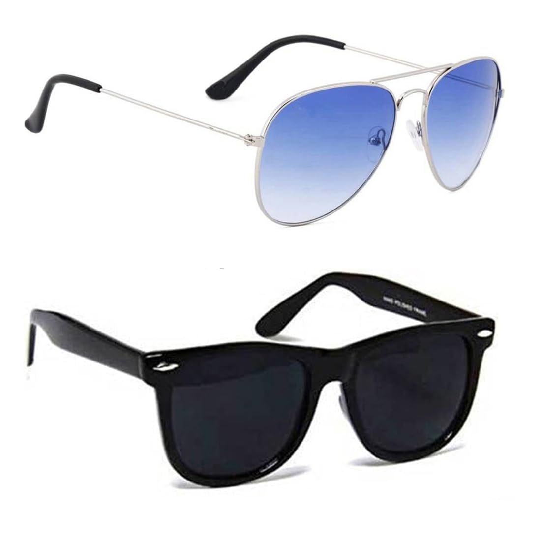 UV Protected Sunglasses for Men & Women | Full-Rim Cover Eyewear for Driving, Cycling, Sports | Lightweight Flexible Optical Frame for All-Day Comfort & Selfies ARN205-03-image-30