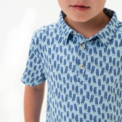 Burlebo Boy's Bluebonnets Polo3
