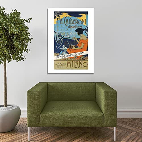 Poster Milan Adolf Hohenstein format extra large affiche encadrée mat d'archivage