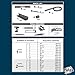 Pylex Deck Sunblind System 11070, Louvers Bracket Shutter Hardware Kit, Up to 11 Boards (48'') - Stainless Steel Brackets