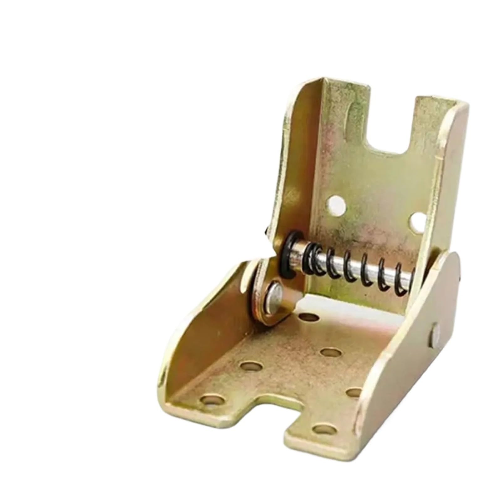 Padgcnor Gold Folding Hinge 90 Degree Self-Locking Folding Hinge Table Legs Chair Extension Foldable Self Locking Fold Feet Hinges Hardware(Gold)