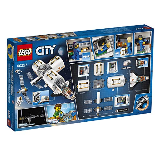 51Ts2gQLpDL LEGO City Space Lunar Space Station 60227 Space Station Building Set with Toy Shuttle, Detachable Satellite and Astronaut Minifigures, Popular Space Gift (412 Pieces) - Image 6