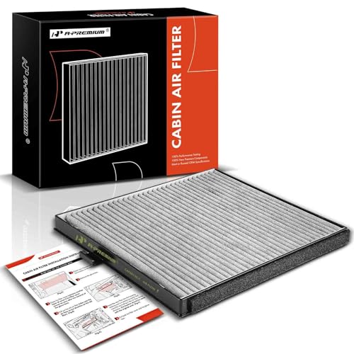 A-Premium Behind Glove Box キャビンエアフィルター 活性炭付き ホンダ パイロット 2003-2008 オデッセイ 1999-2004 & MDX 2001-2006 3.5L 交換用 # WCAF1770 DW45459