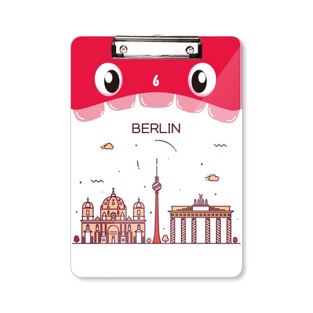 Dossier à tête plate pour bloc-notes A4 avec profil historique Berlin - 5