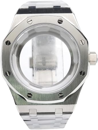 42mm Octagonal Watch Case & Bracelet, Fits NH35 NH36 Movement 31.8mm Dial, Sport Watch Modification Kit for Audemars Piguet Royal Oak