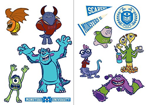 Disney Stickers SDC 001 Monster Univesity Décoration de la Maison Monster Argente 45,0 x 65,0 cm