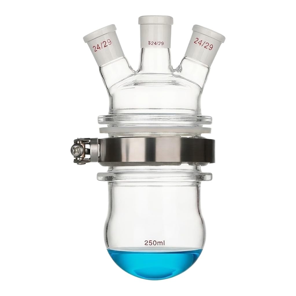 Sferyczna Kolba Reakcyjna Zespół Refluks Destylacja-3 Szyjek 250ml
