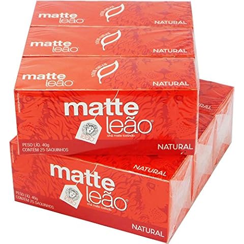 Leão - Mate Tea - 1.4 oz (25 tea bags) (PACK OF 06) | Chá Matte - 40g (25 sachês) Cover