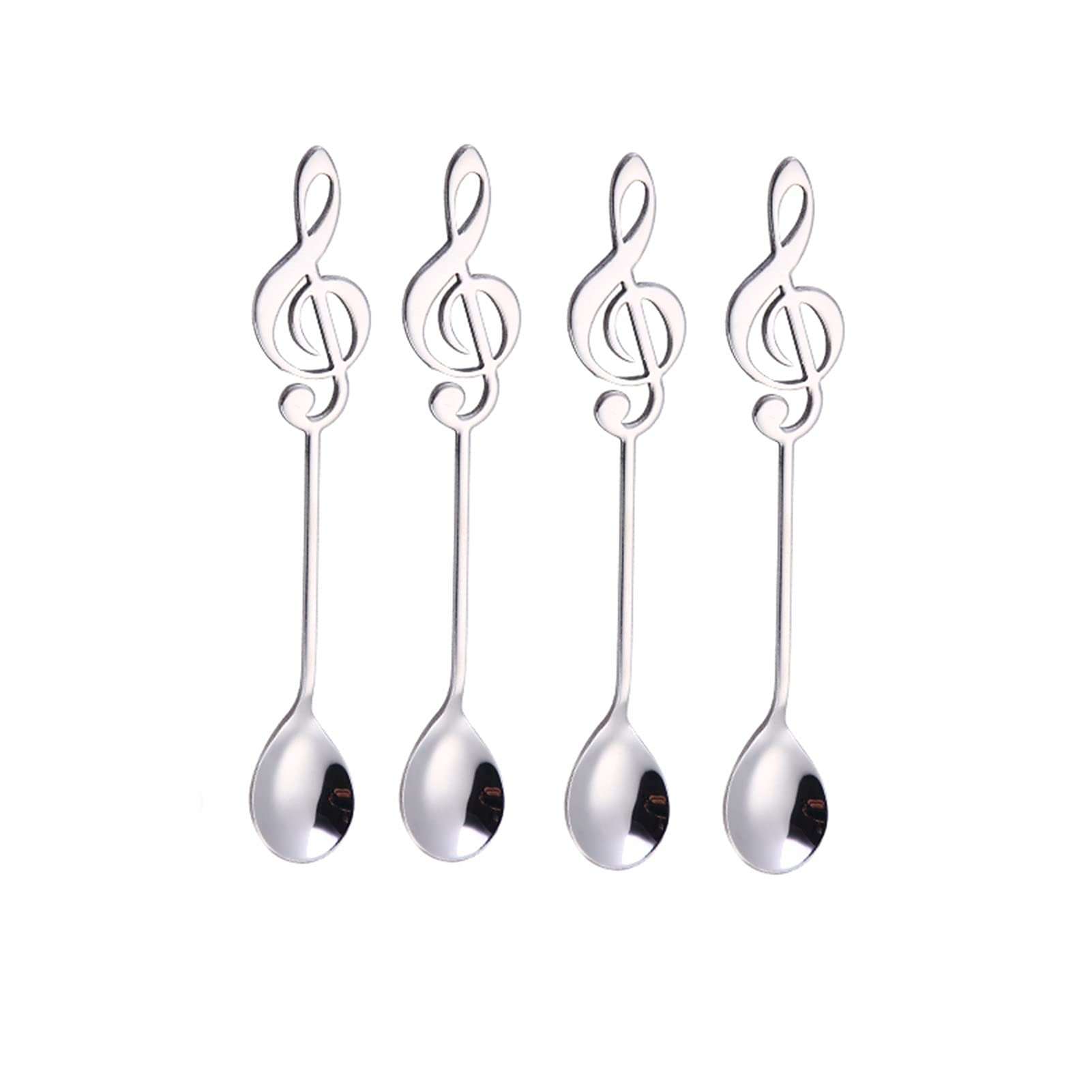 Cucchiaini natalizi in acciaio inox con ciondolo natalizio per caffè, cucchiaio, cucchiaio
