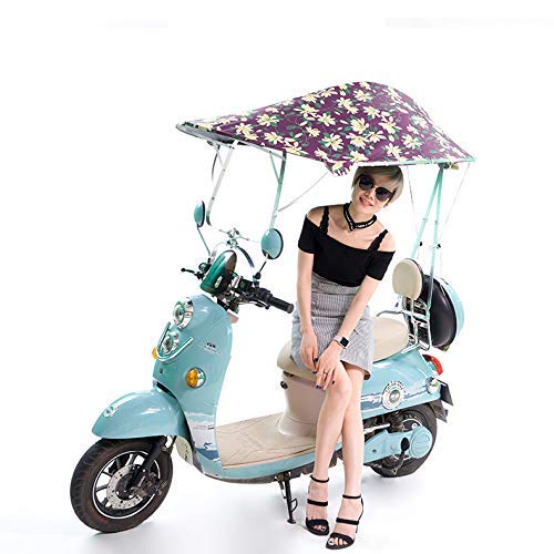 Uniwersalna osłona przeciwsłoneczna do motocykla elektrycznego, osłona przeciwdeszczowa motocykla Universal Car Motor Scooter Parasol Mobility Sun Shade Deszcz Wodoodporna osłona