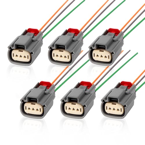 BEMOFRLAY 6pcs Ignition Coil Connector Plug Pigtail Harness Fit for Ford F150 2011 2012 2013 2014 2015 2016 Expedition Explorer Transit Ecoboost Flex Lincoln MKS MKT Navigator 3.5L Turbo