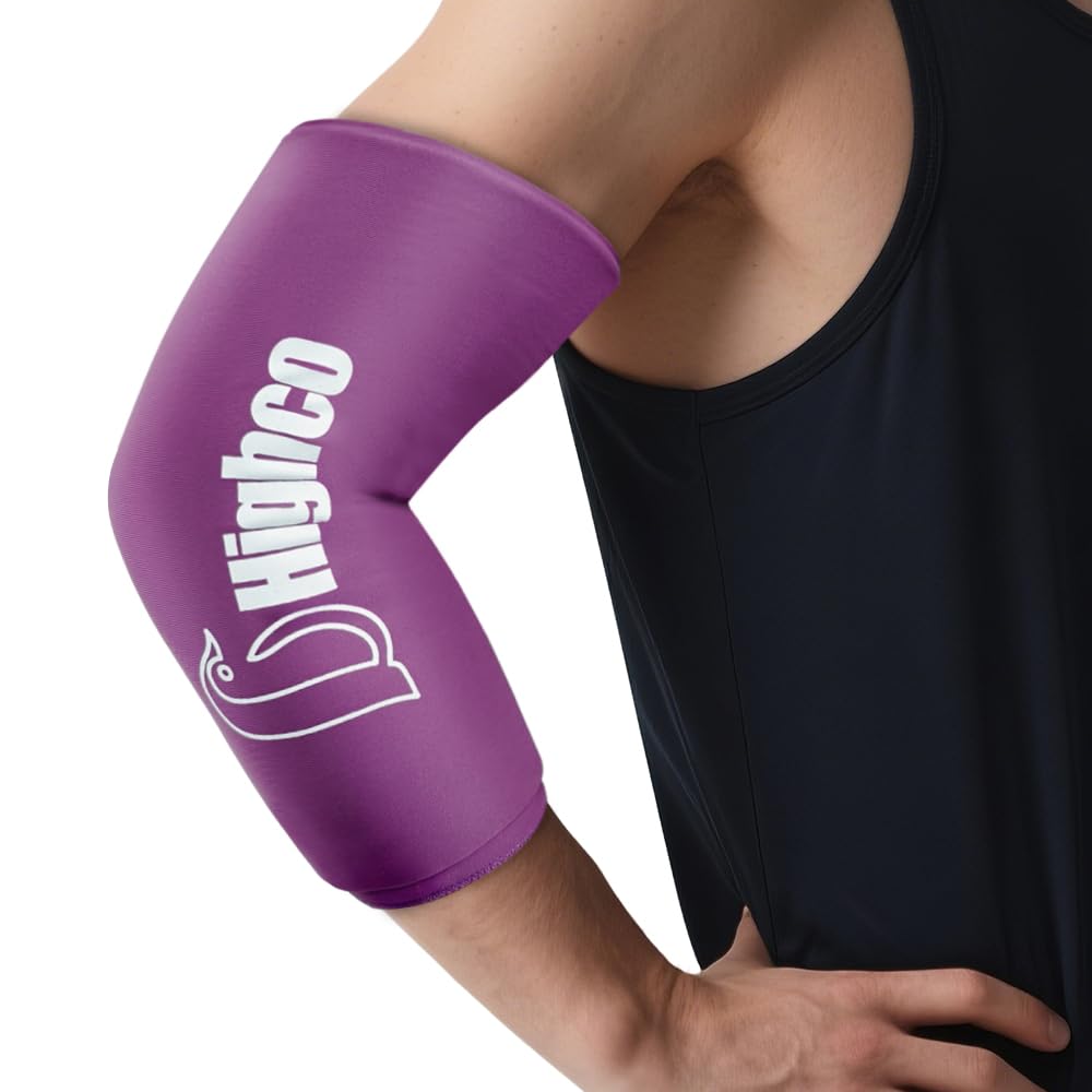 Pack of 1,Elbow Gel Ice Packs Wrap Freeze Sleeve for Injury Hot & Cold Compression,360° Coverage Ice Knee Sleeve Cold Wrap for Sprains, Arthritis,