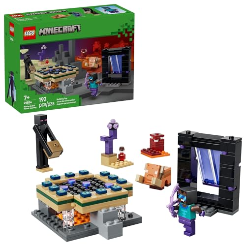 LEGO Minecraft Nether & End Portal Journey Building Toy...