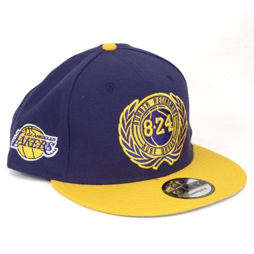 【希少品】 コビーブライアント 着用 レイカーズ キャップ Amazon | New Era(ニューエラ) ロサンゼルス・レイカーズ コービー