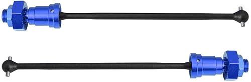 Miniatura 6 de Eje de transmisión de coche a control remoto, eje de transmisión delantero trasero de aleación de aluminio para TRAXXAS XMAXX 15 coche (azul marino)