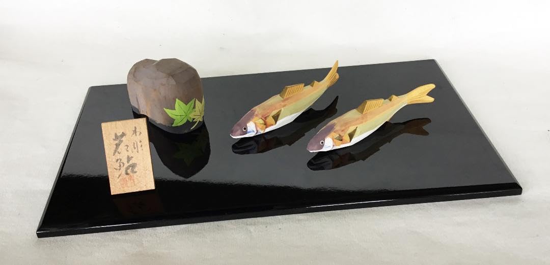 ハンドメイド 木目込み人形 鏡餅 緑系唐松模様の三宝 Amazon.co.jp