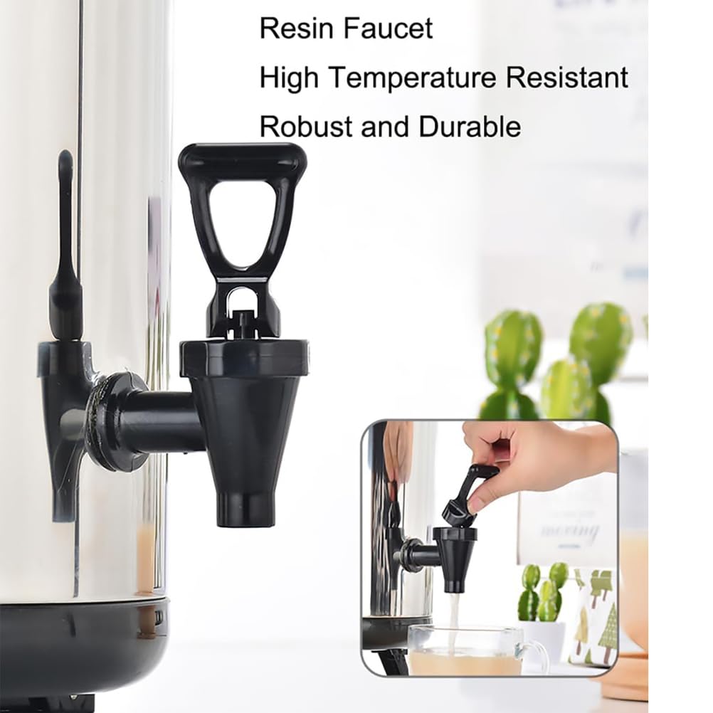Isolierter Getränkespender mit Wasserhahn, Edelstahl-Getränkespender für Wasser, Kaffee, Tee, Saft, Milch, 8 l