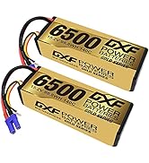 Zeee 4S Lipo Akku 14,8V 120C 6500mAh mit XT90 Stecker RC Akku Hardcase für RC Auto LKW Tank Buggy Truggy RC Racing Modelle