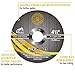 100 Pack of 4-1/2 Inch Cut Off Wheel with 7/8 Inch Arbor (Industrial Grade) All-Purpose Metal & Stainless Steel Cutting Wheel Compatible with 99% of Cutoff Saws & Angle Grinders - 4-1/2 x 3/64 x 7/8