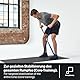 BLACKROLL® SUPER Band (104 cm), Gymnastikband zur Kräftigung der Muskeln, Widerstandsband aus hautfreundlichen Textilien, waschbares Fitnessband, starker Widerstand (10 kg), Made in Germany, Blau
