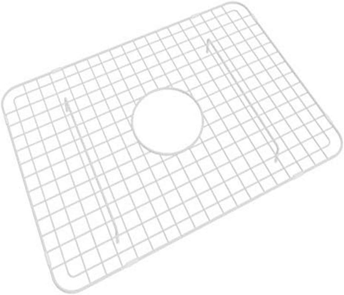 Rohl WSG2418WH 14-9/16-Inch by 20-7/16-Inch Wire Sink Grid for RC2418 Kitchen Sinks in White Abcite Vinyl