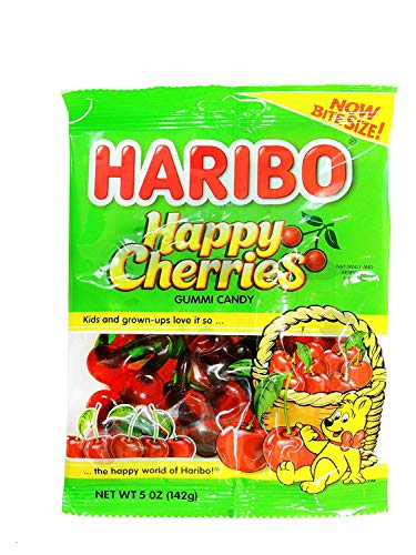 Gomitas Haribo Twin Cherries 12 unidades 5 oz miniatura 1