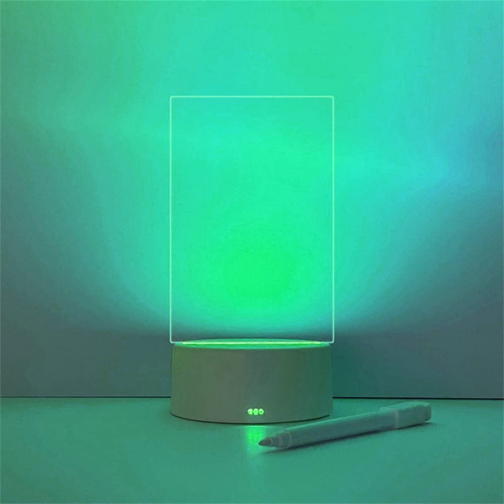 Starnearby Panneau De Notes En Veilleuse Créative LED Avec Stylo