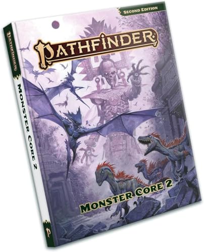 Pathfinder Monster Core 2 Hardcover - 376 Pages | Over 300 Monsters | Second Edition Remaster RPG Rulebook | Official Paizo Gaming Guide