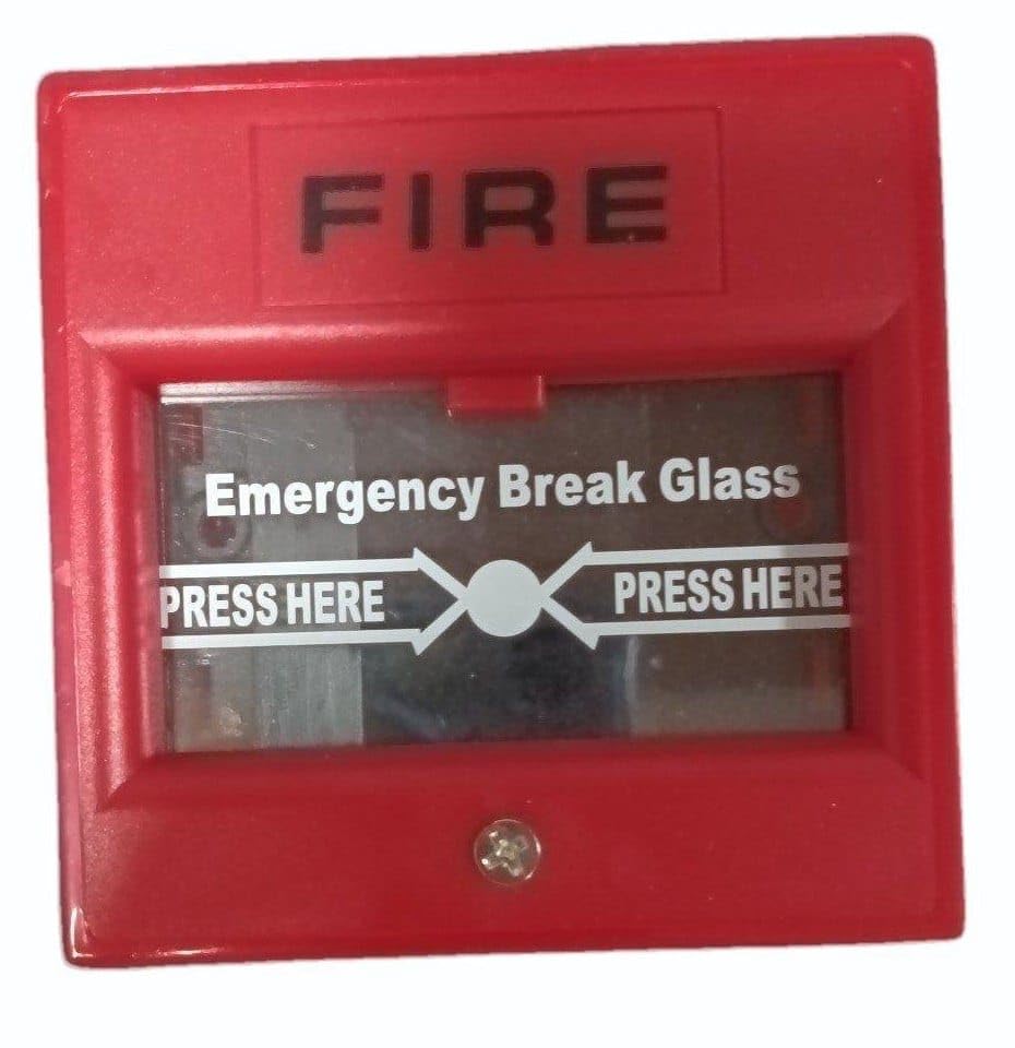 Emergency Break Glass Fire Alarm Push Button, Red, Wall-Mounted-image-45