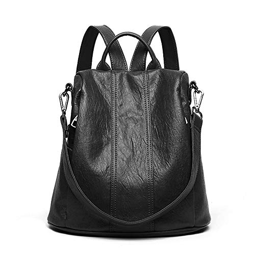 Bolso Mochila Cuero Mujer Antirrobo Mochilas Casual  JOSEKO Ligero de PU Impermeable