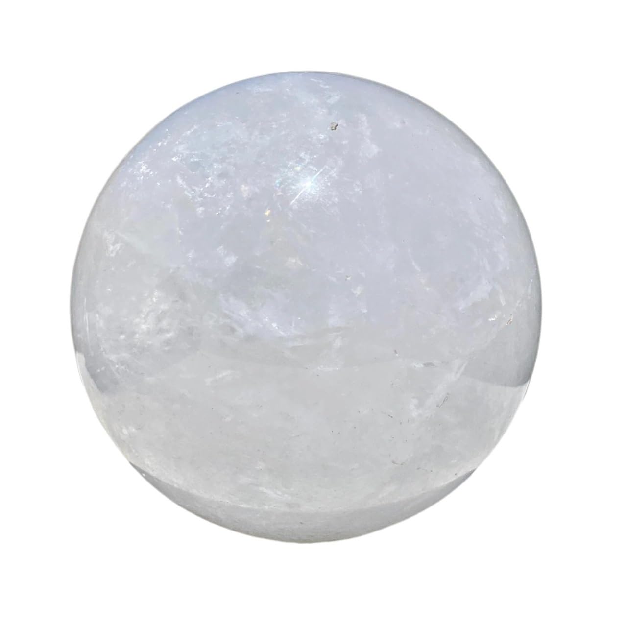 AARTERZZA 1 Quartz Ball 800-900g, Polished Crystal Raw White Stone