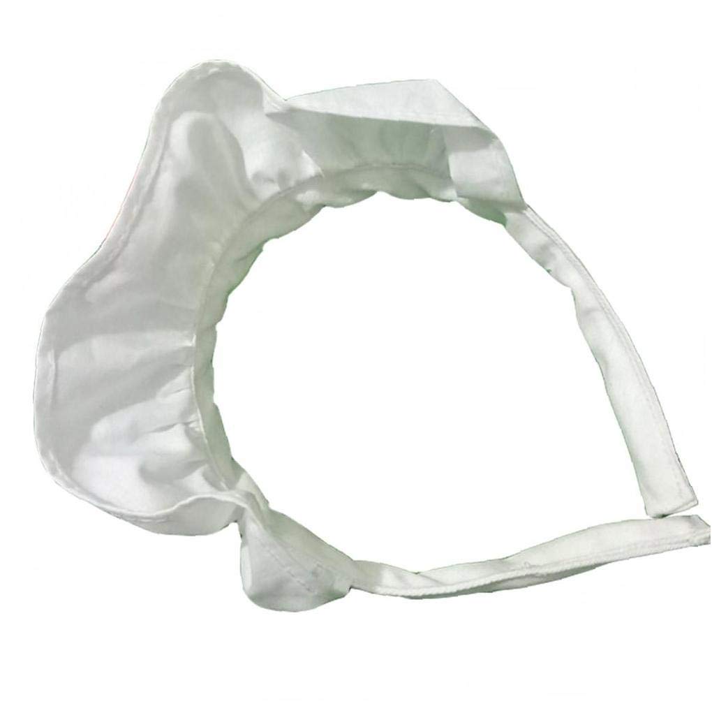 Maid Headband White Costume Headpiece Maids Ruffled Hair Hoop Headbands for Women