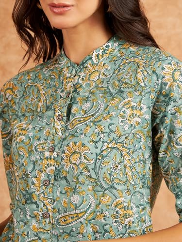 Image of Modeve Women Cotton Top for Summer