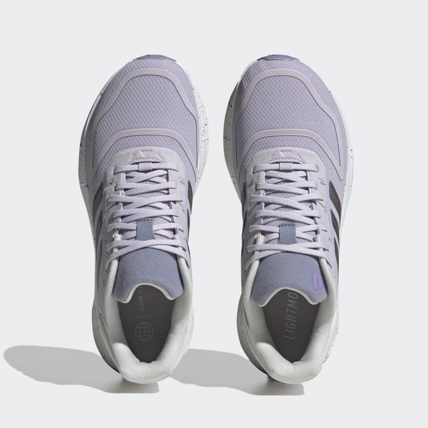 Image of adidas Women's Duramo SL 2.0 Sneaker, Silver Dawn /Taupe Metallic /Violet Fusion, 13.5