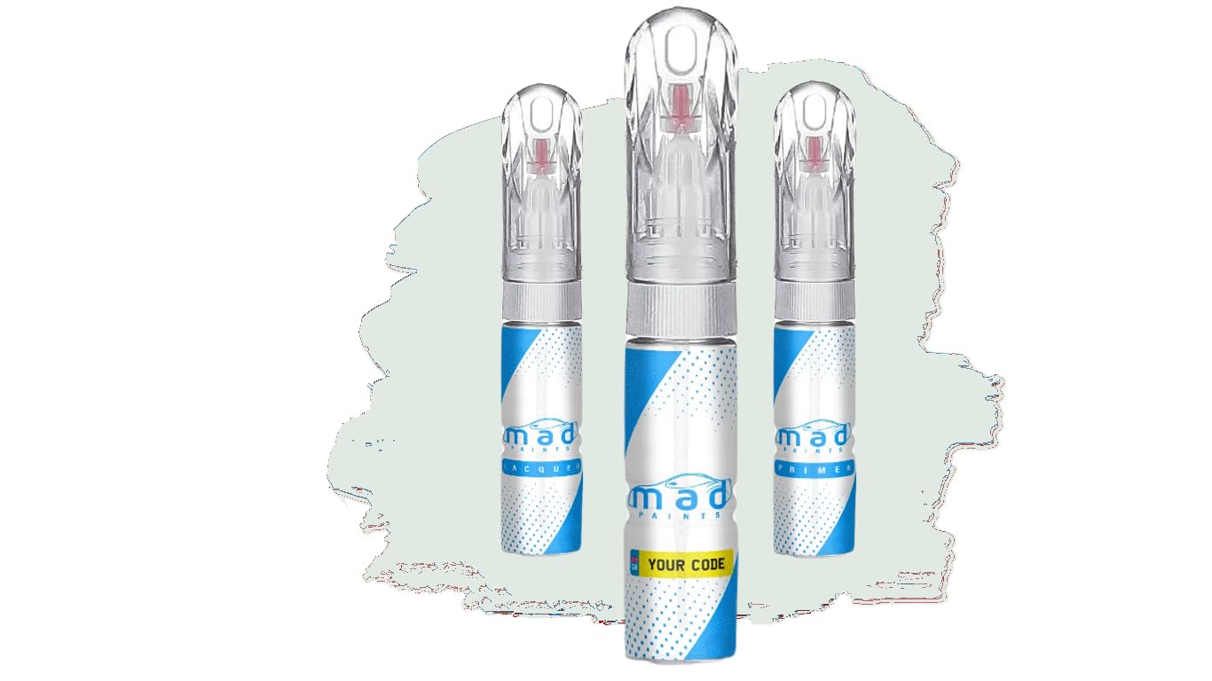 M.a.d Myldan Auto Design Paint, Primer & Lacquer Ford Frozen White Paint Touch Up Kit 20Ml Fiesta Focus Scratch Chip Repair Uk (Paint, Primer & Lacquer)