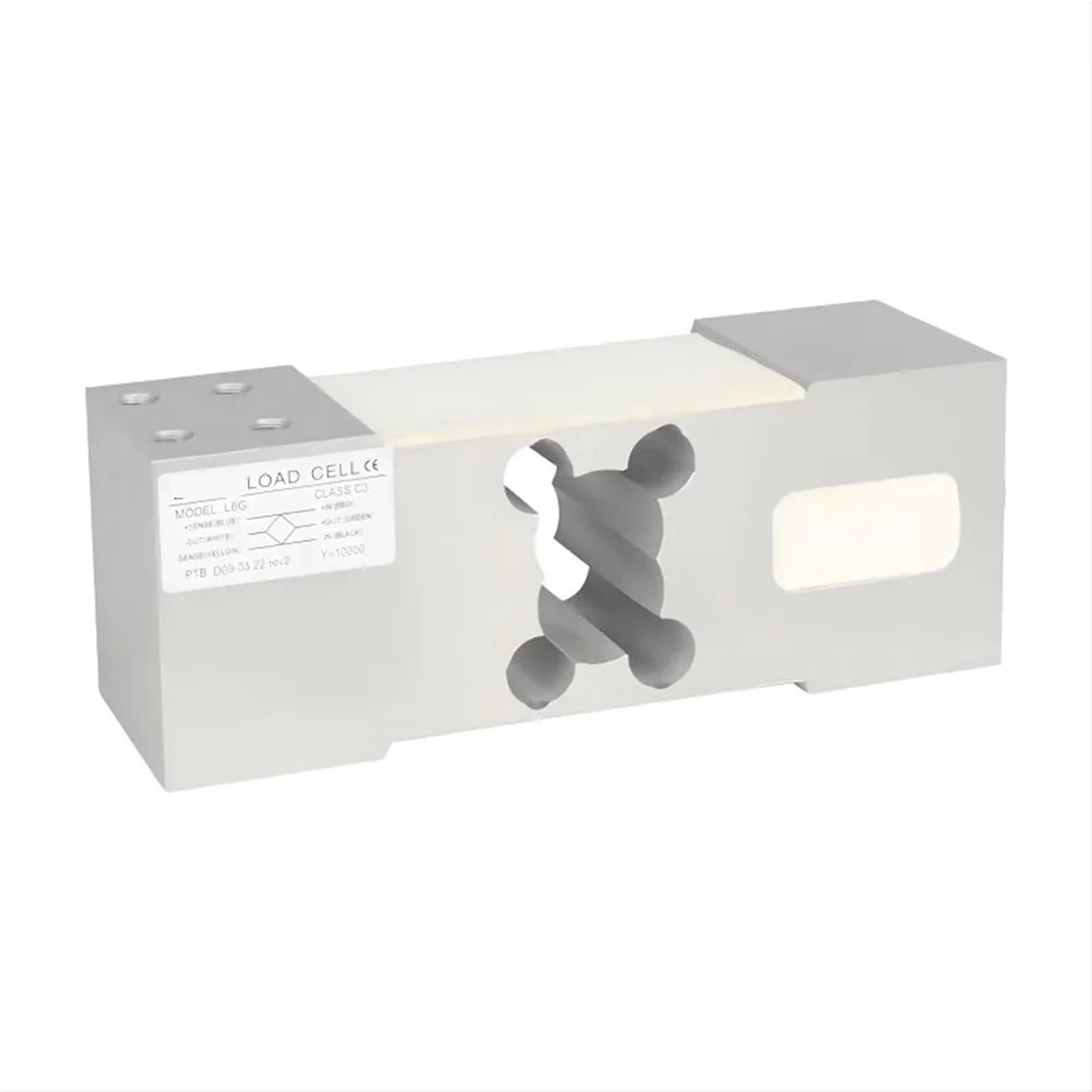 Transductor de peso con Sensor fuerza/pesaje celda carga L6G-C3 for báscula plataforma alta precisión, embalaje electrónico, 1 Uds(300KG)