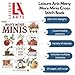 Leisure Arts Many More Minis Cross Stitch Book – Counted Cross Stitch Pattern Books and Designs for Home Decor and DIY Craft Projects