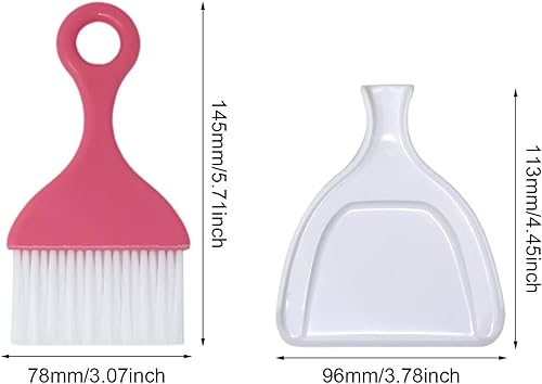 Miniatura 2 de Honbay 2 pinceles de plástico para pintura de diamante con embudo, mini cepillos de limpieza de escritorio para organizador de diamantes o limpieza