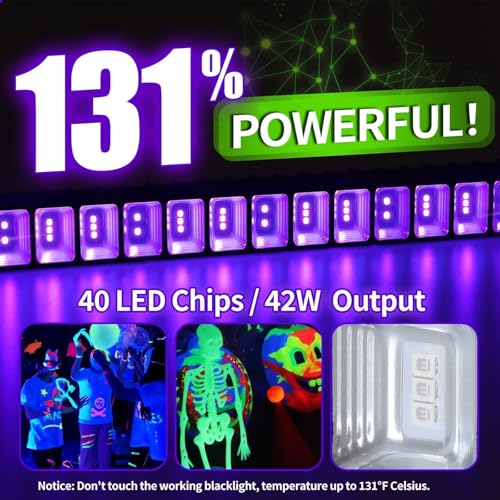 Thecham CM-SMBL42W-1PACK 42W Led Black Light Bar thumb #2