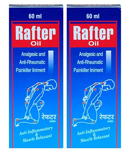 RAFTER Joint pain relief PACK OF 2(60ML) RAFTER OIL