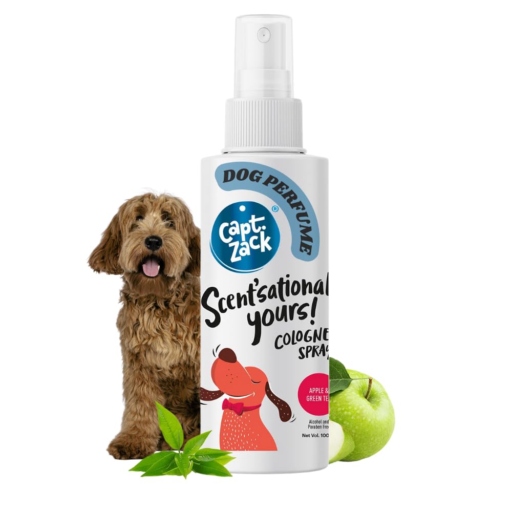 Captain Zack 2-in-1 Scent’sationally Yours | Dog & Cat Cologne | Odour Control with Healthy Coat | For All Breeds | Apple & Green Tea | 100ml | Alcohol Free | Keeps Pet Fresh | Natural Daily Use Spray (B07XS9X2DX) Amazon Price History, Amazon Price Tracker