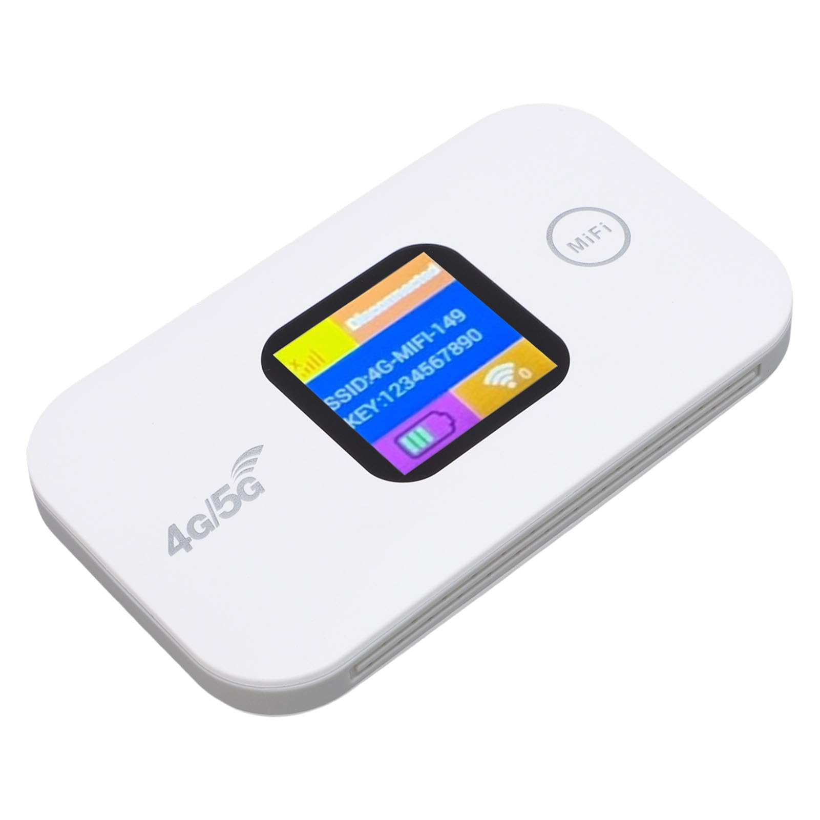 4G LTE WiFi Mobile Access Point, Portable WiFi Router with SIM Card Slot, Connects up to 10 Devices, 300Mbps 5G Wireless Network Device